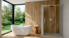 AQUAFORM Drzwi wnękowe otwierane INDIGO chrom 80x200 AQ.103-601101